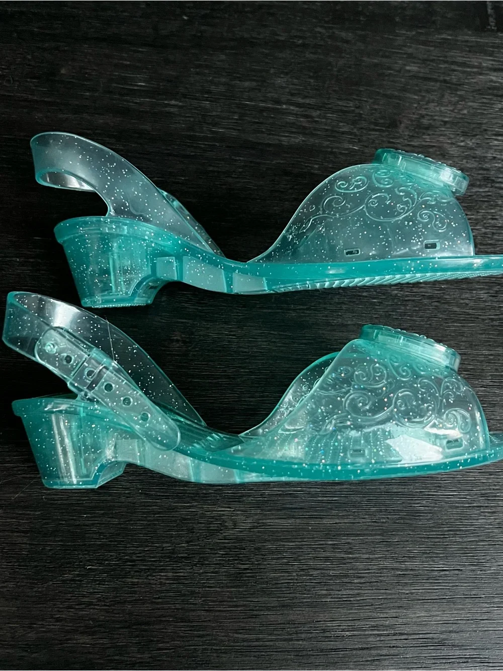 Disney Ariel Little Mermaid Jelly Dress Up Shoes